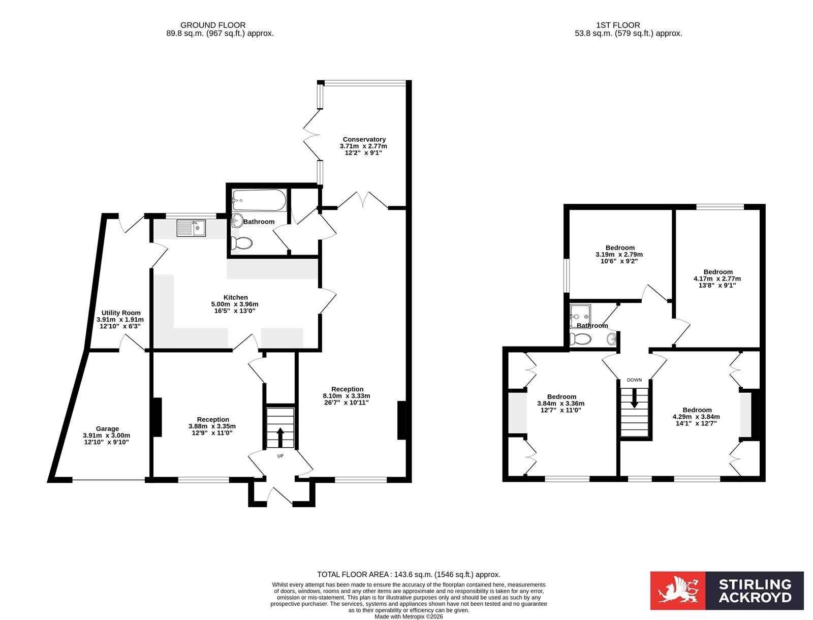 Room 4, 8, Beechwood Road, Woking floorplan
