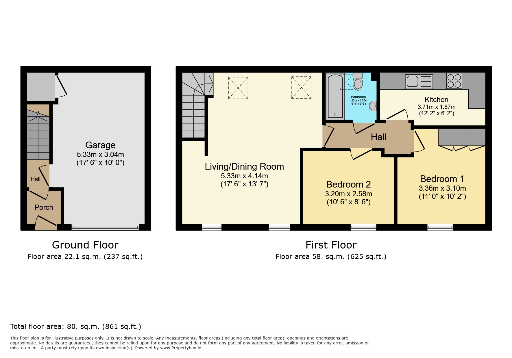 73, Ox Meadow, Cambridge floorplan