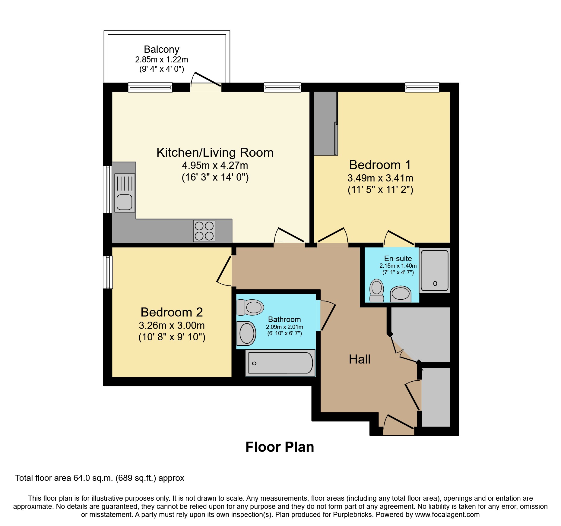 115, Alcock Crescent, Dartford floorplan
