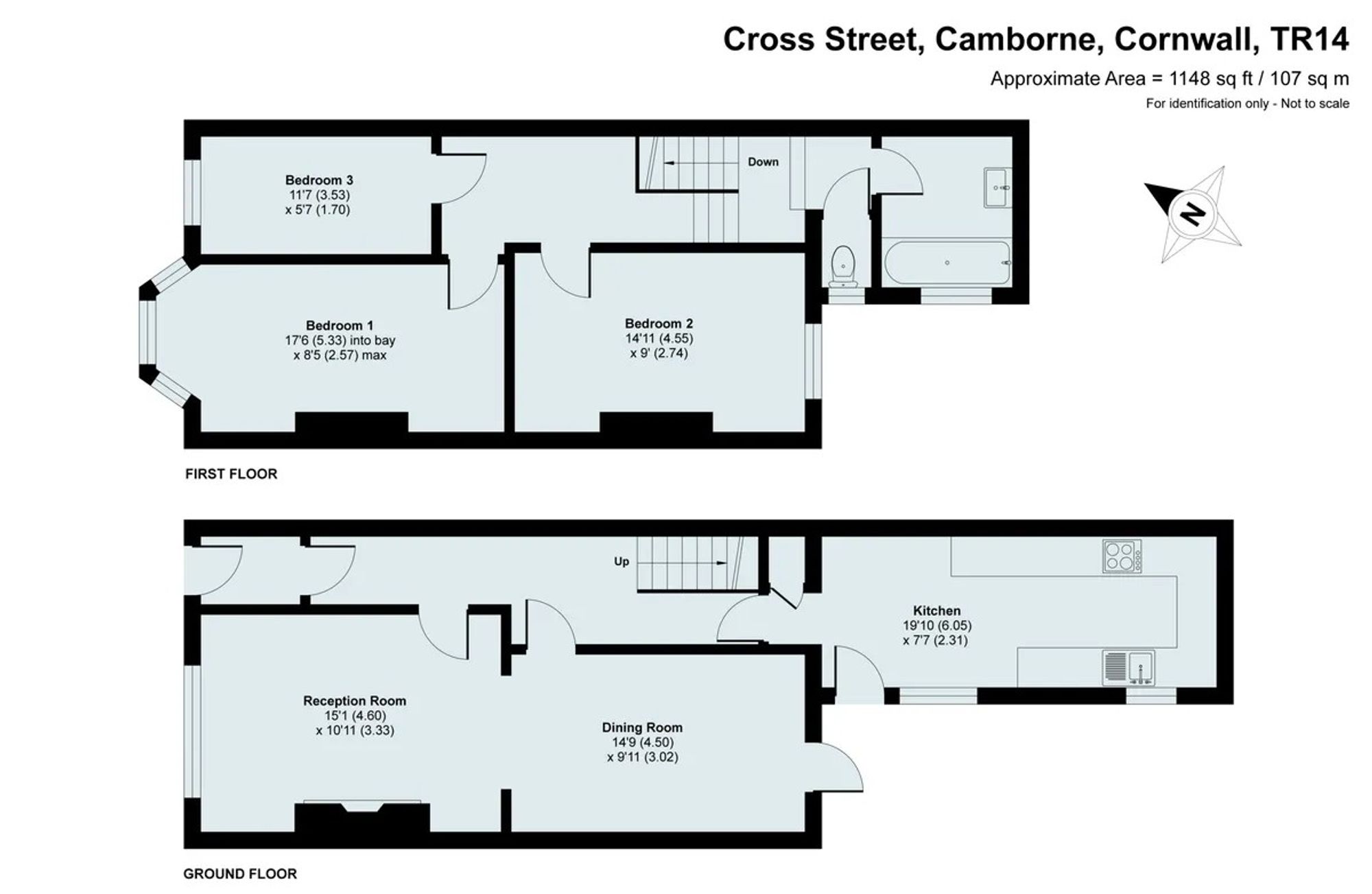 17 Cross Street, Camborne floorplan