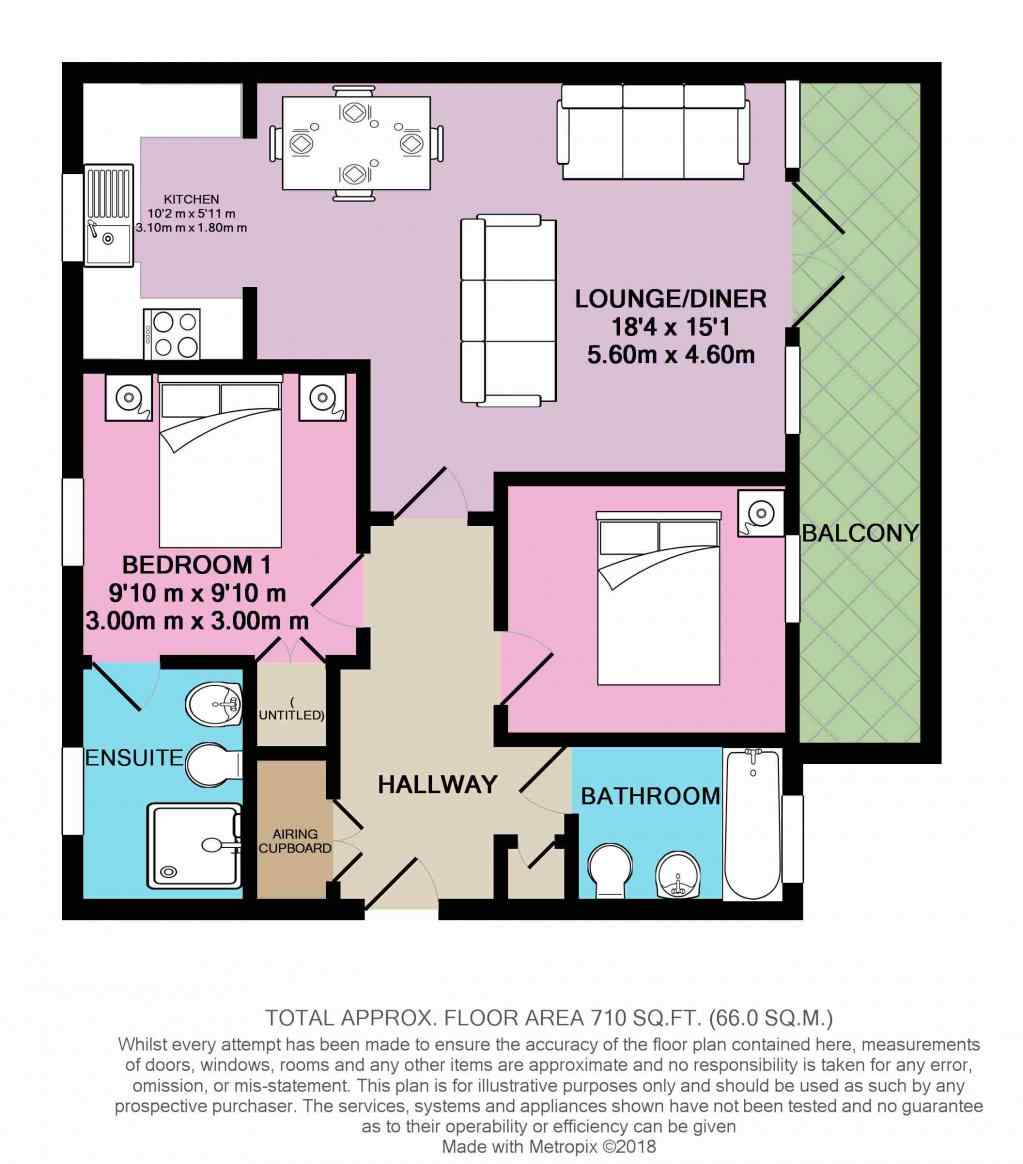 2 Bedrooms Flat to rent in Bridge Wharf, Chertsey KT16