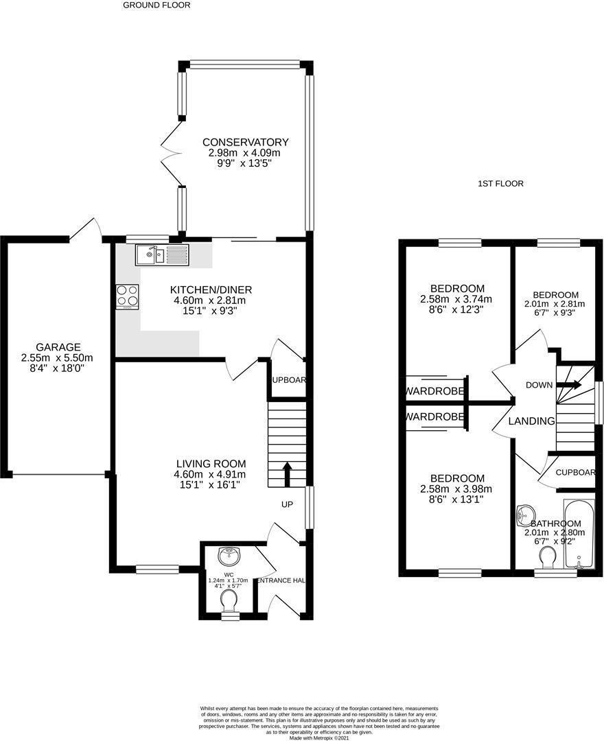 58 Bosnoweth, Helston, Cornwall floorplan