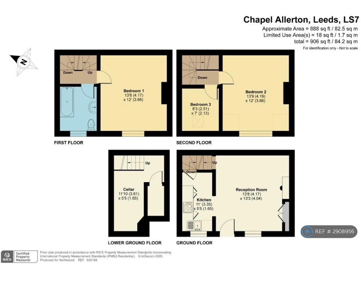 Union Terrace, Leeds floorplan