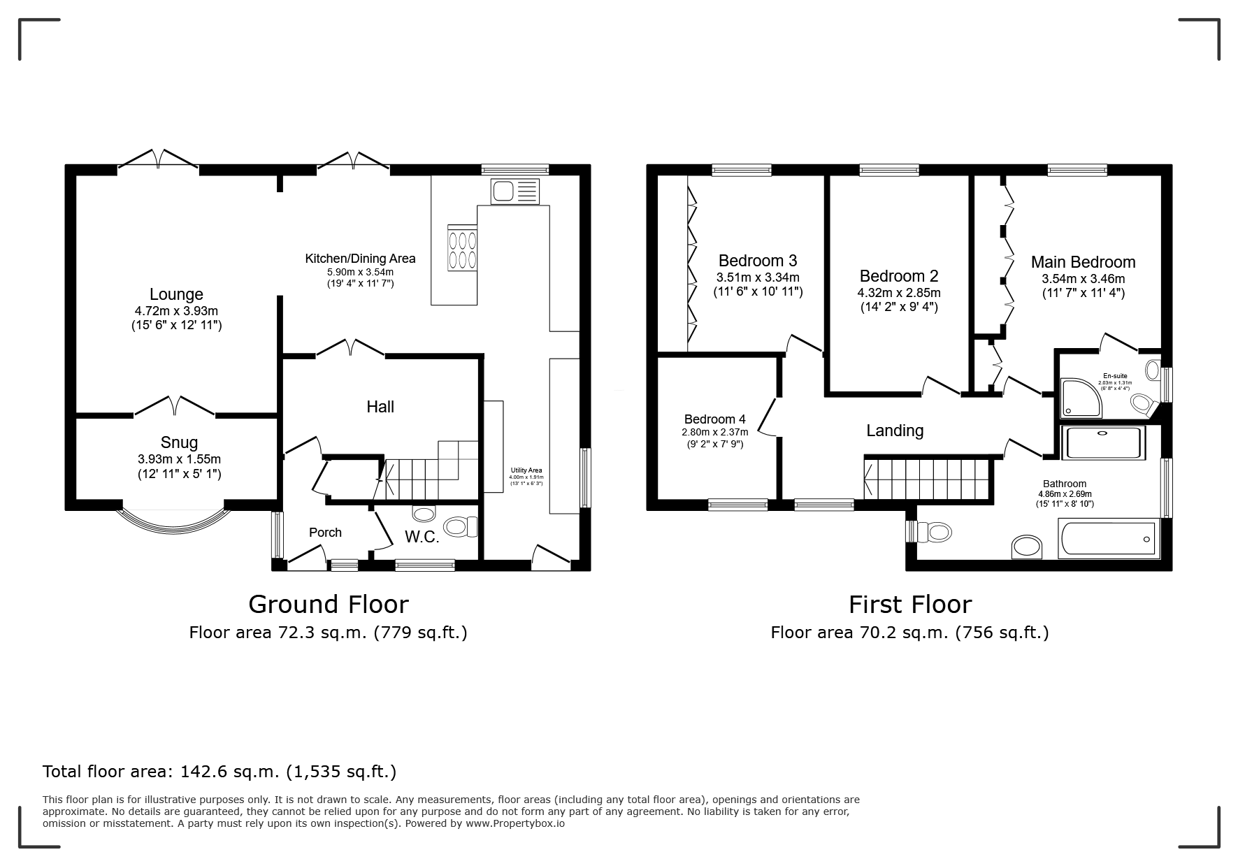 17, Holt Drive, Witham floorplan