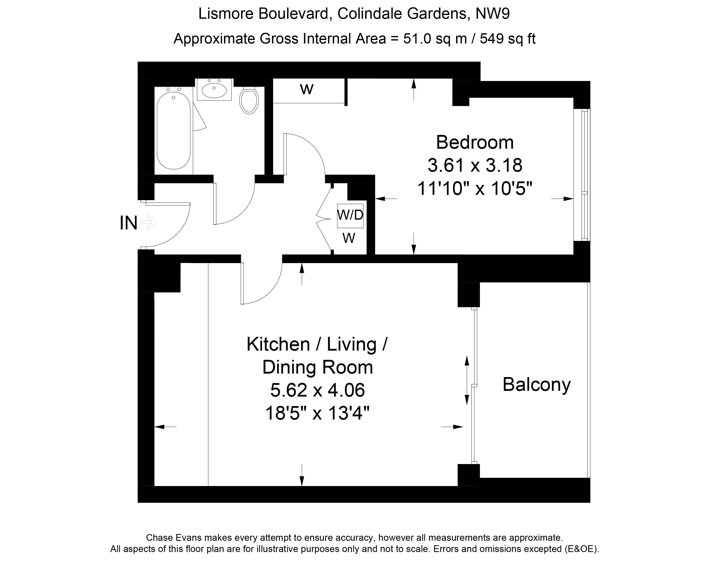 1 Bedrooms Flat to rent in Peacon House, Colindale Gardens, London NW9