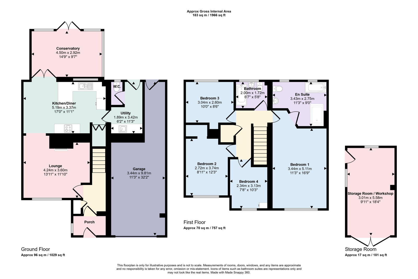 10, Pinewoods, Workington floorplan