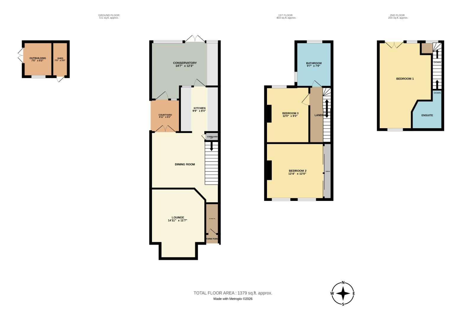 65, Wellington Avenue, Westcliff-On-Sea floorplan