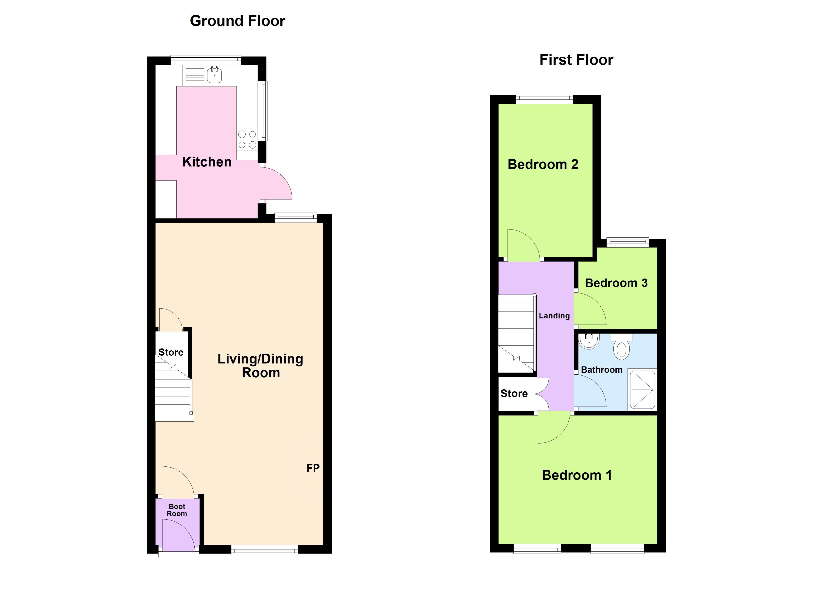 22, Spring Gardens, Pembrokeshire floorplan
