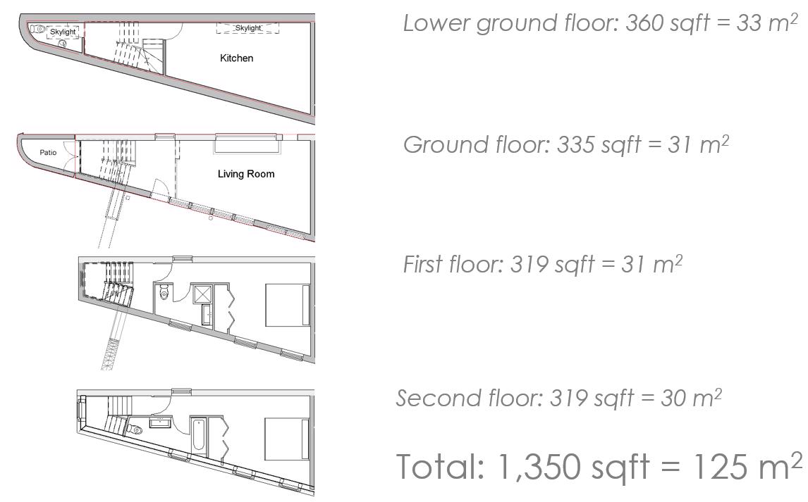 1, Lexham Mews, London floorplan