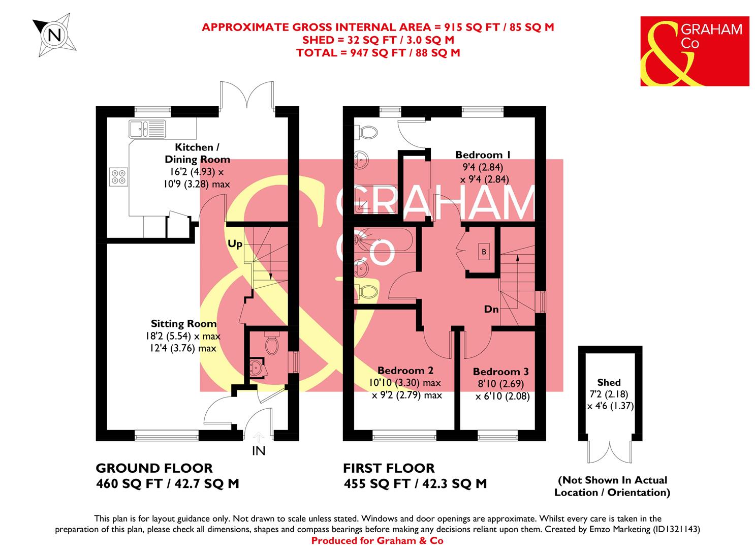 5, Lapine Gardens, Whitchurch floorplan