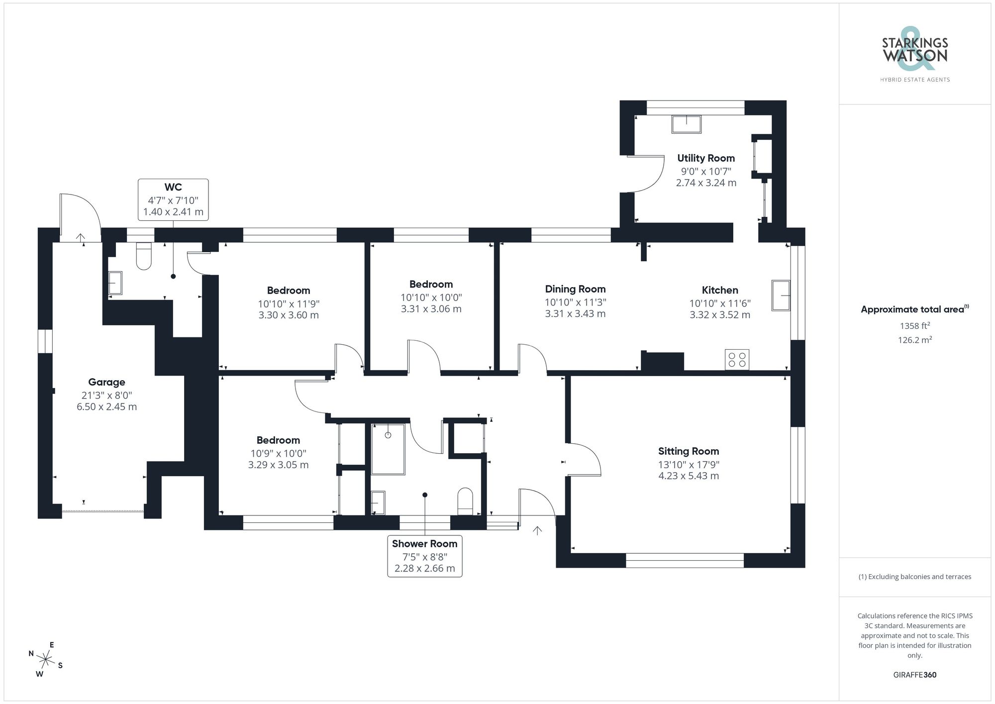 4 Priory Crescent, Eye floorplan