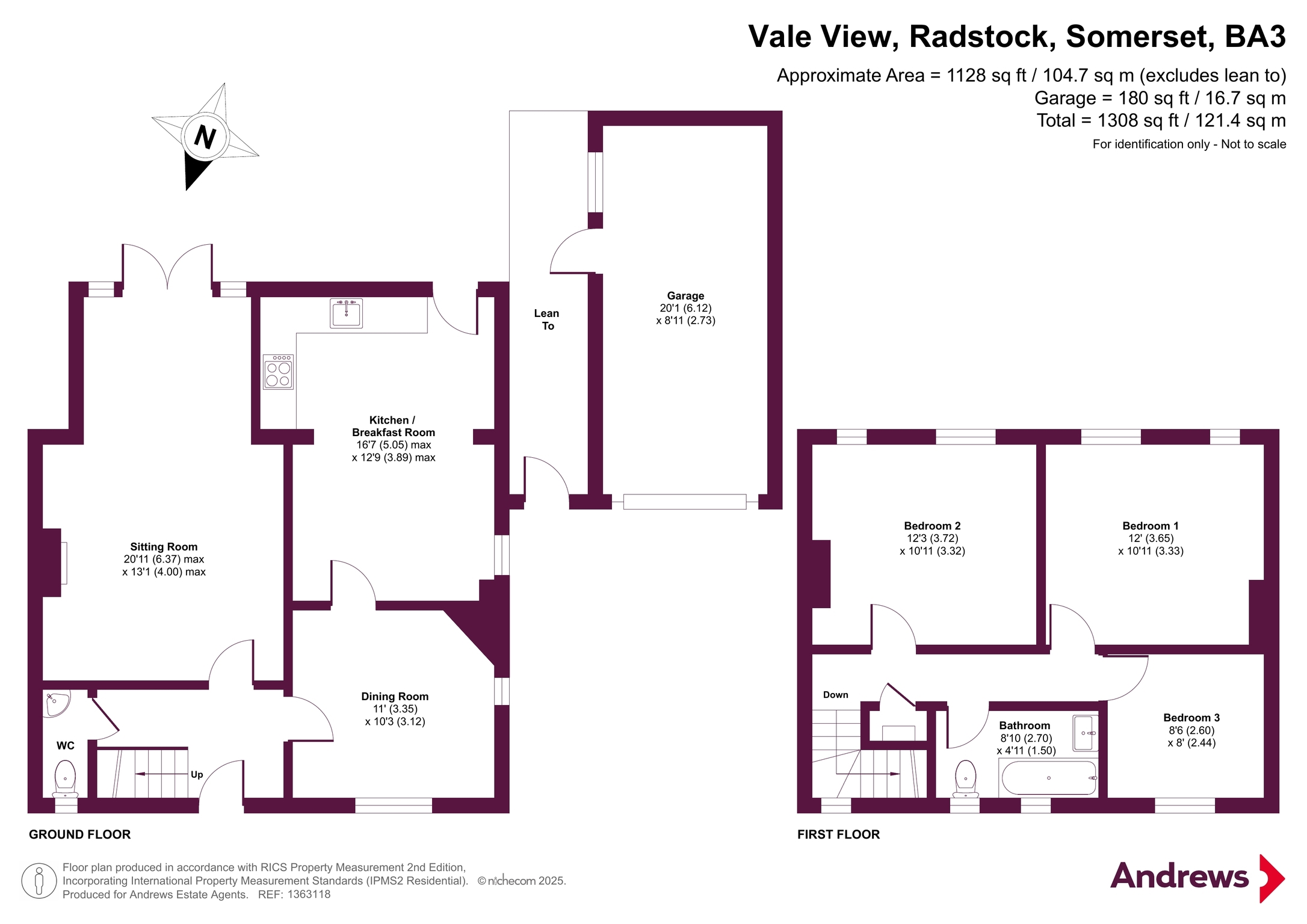 15, Vale View, Somerset floorplan