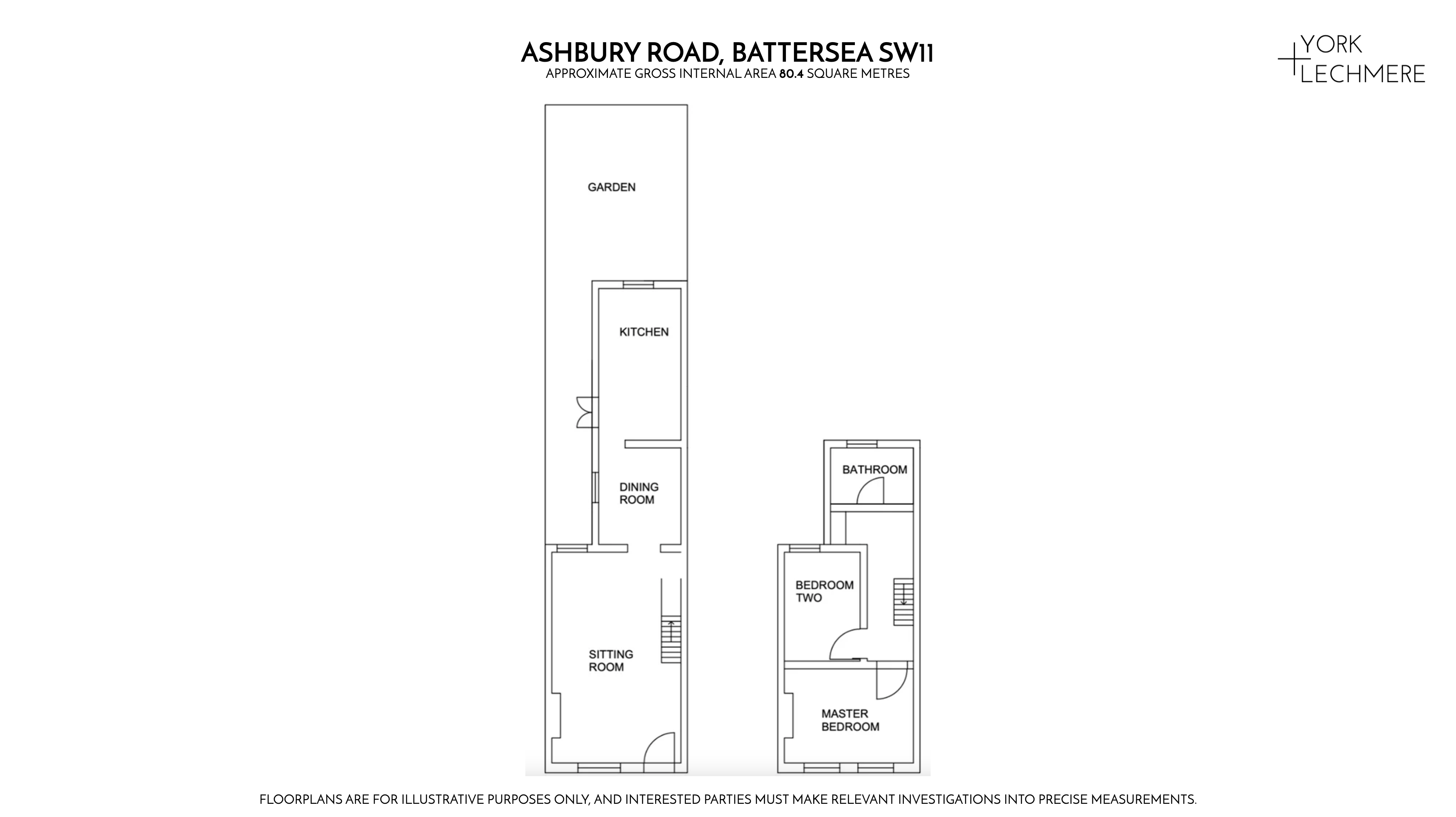 76, Ashbury Road, London floorplan