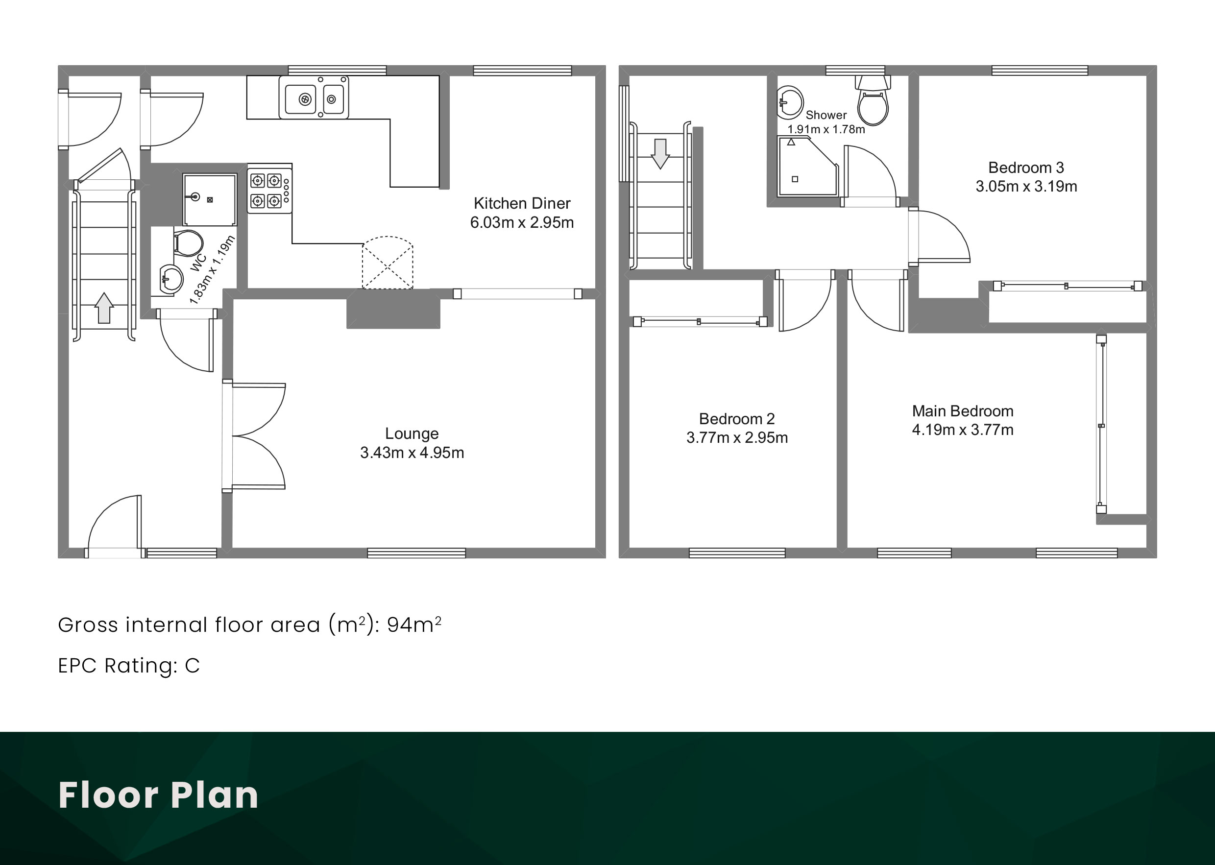 52, MacDonald Drive, Lossiemouth floorplan