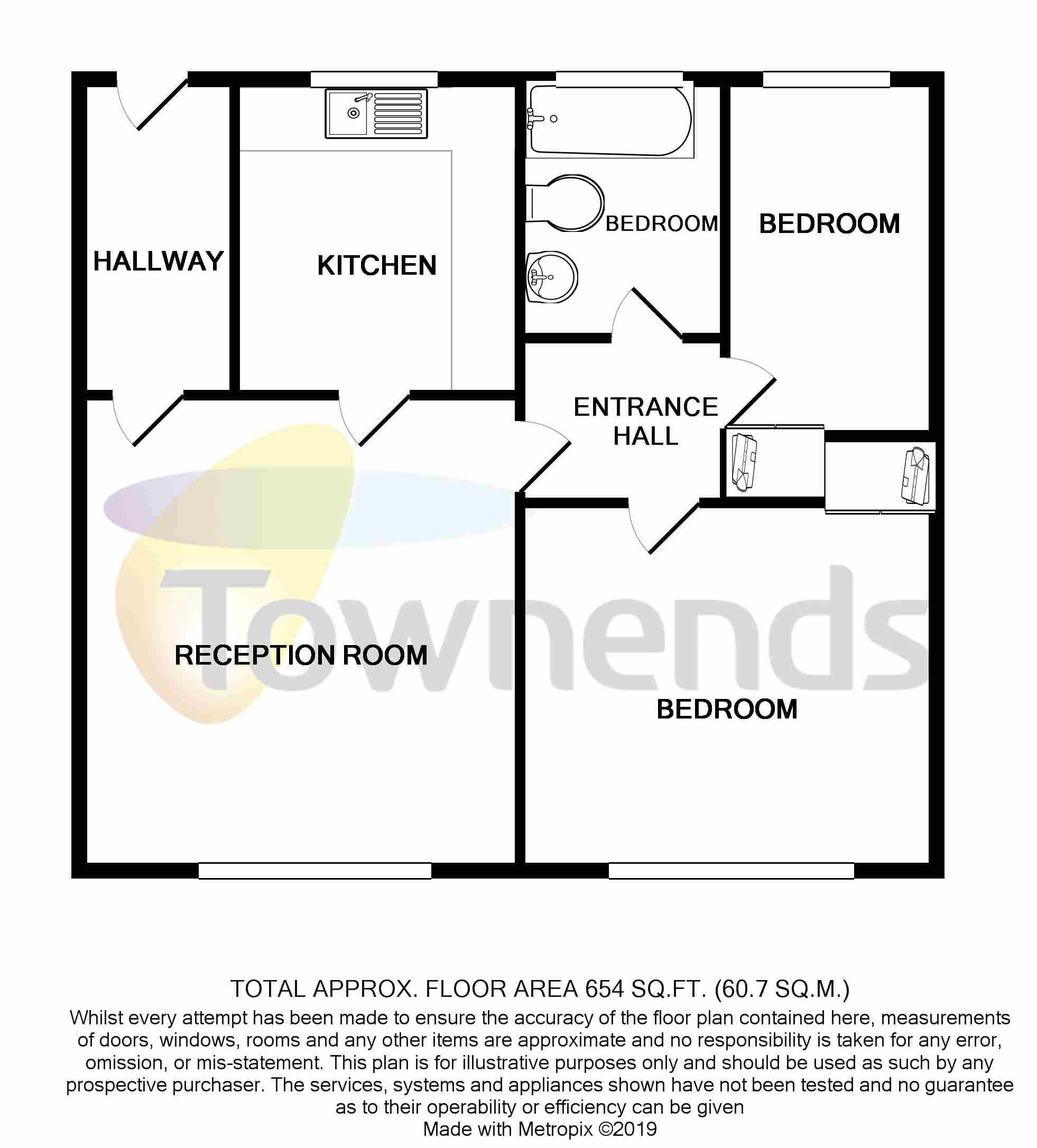2 Bedrooms Flat to rent in Ashley Lane, Croydon CR0