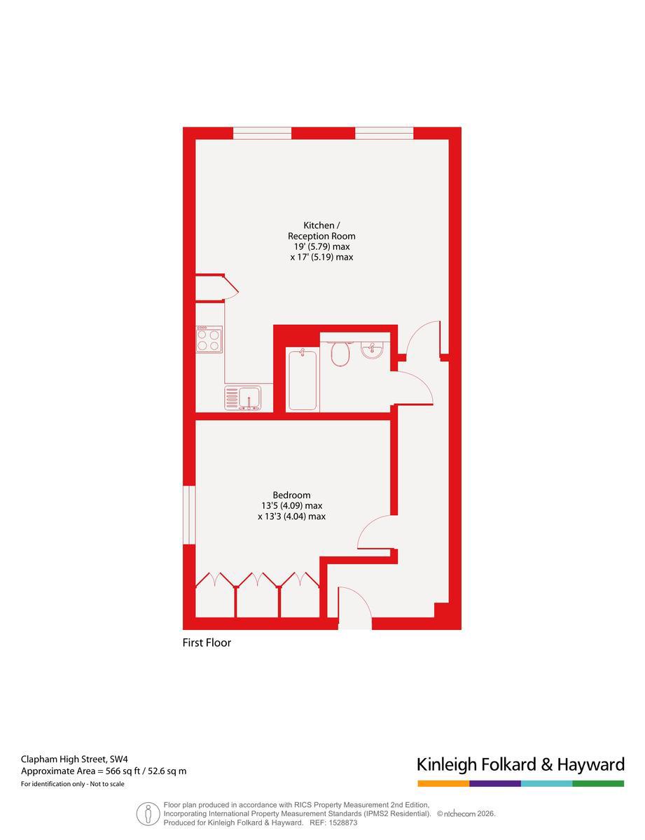 3, 49a, Clapham High Street, London floorplan