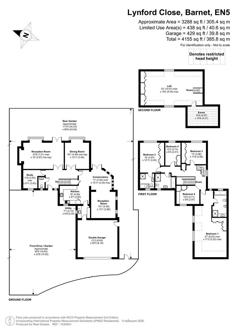2, Lynford Close, Arkley floorplan