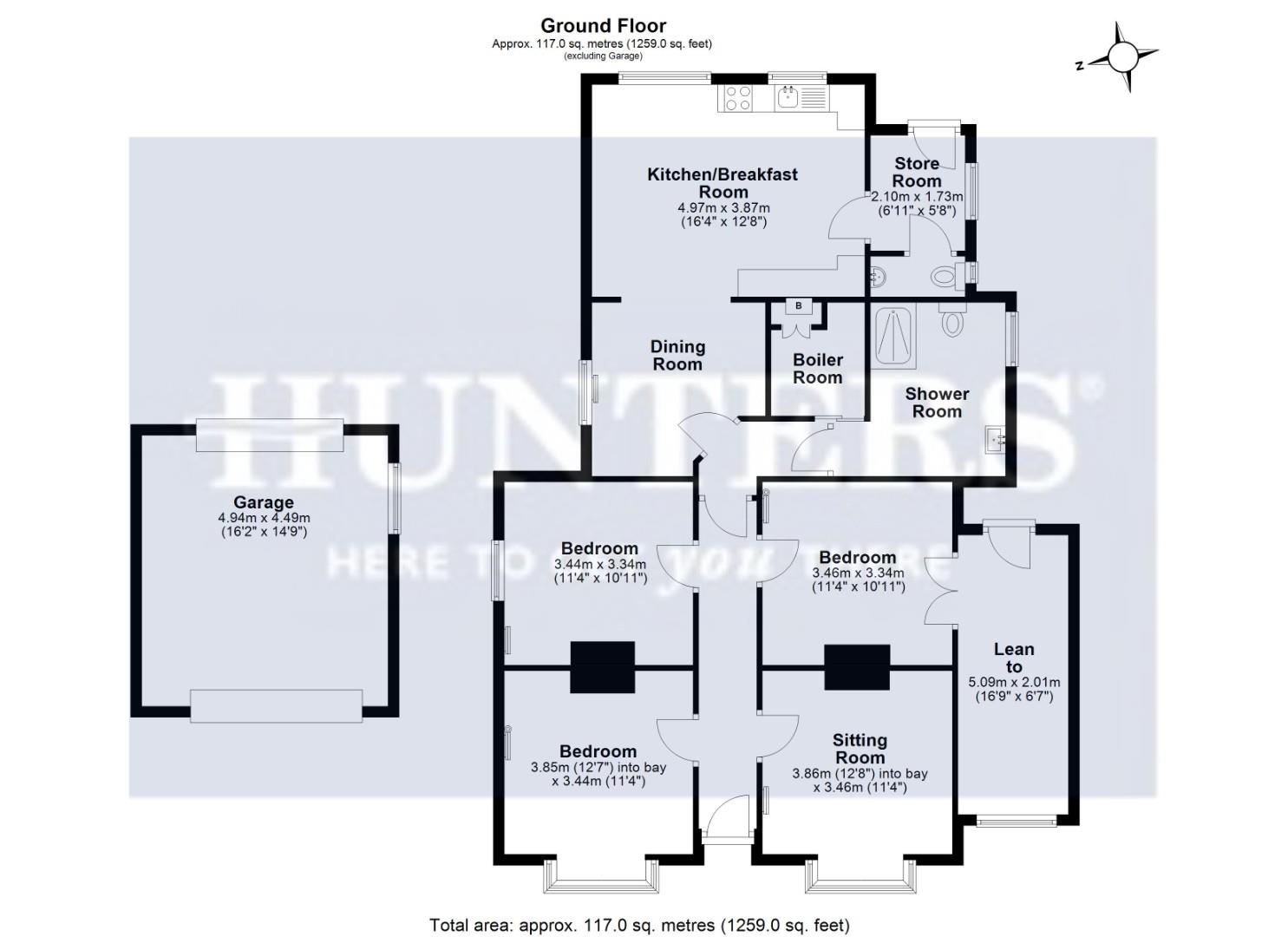 2, Box Road, Dursley floorplan
