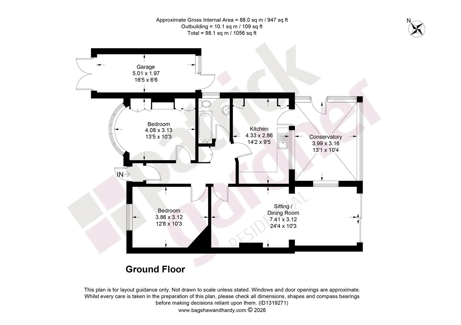 36, Cannon Grove, Leatherhead floorplan