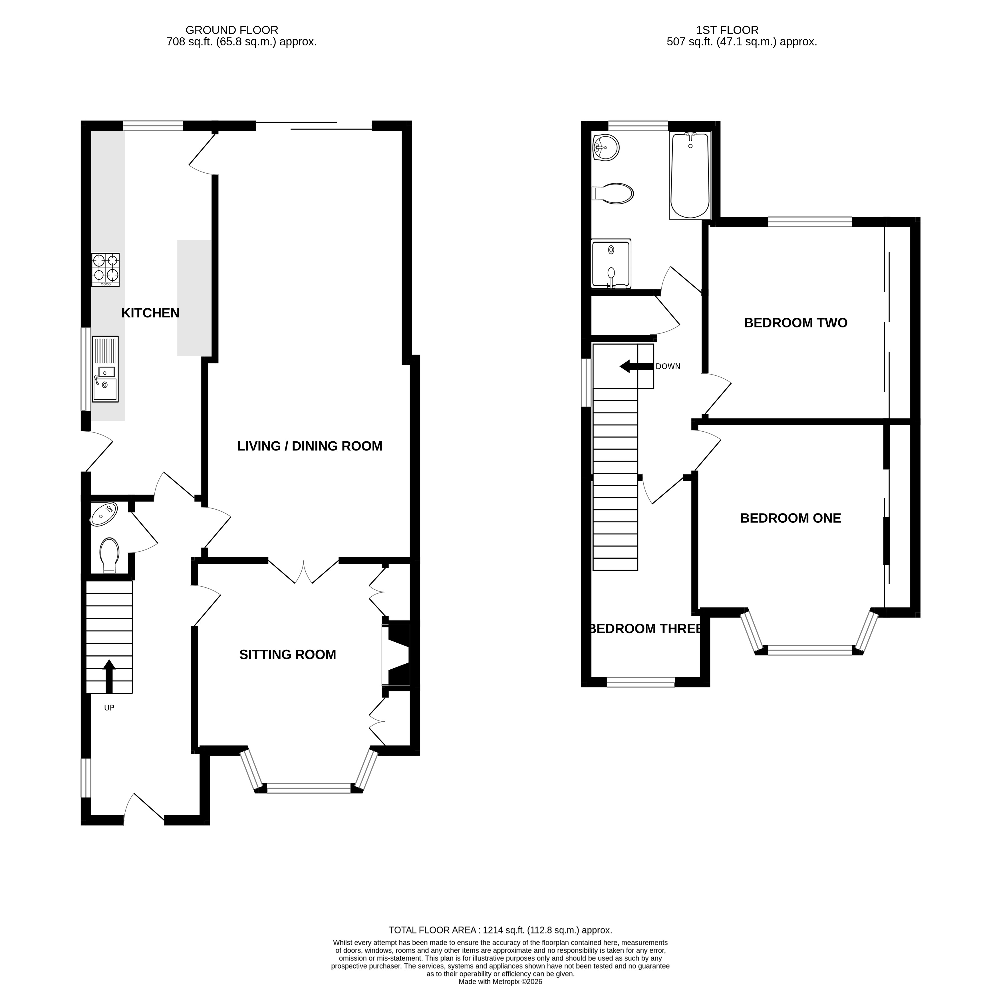 94, Radegund Road, Cambridge floorplan