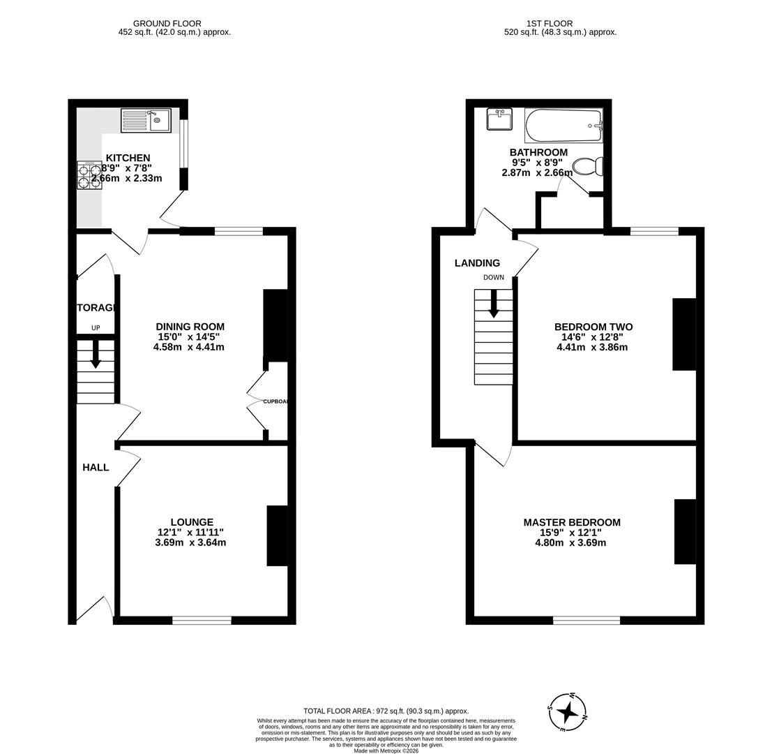 9, Crown Street, Chorley floorplan