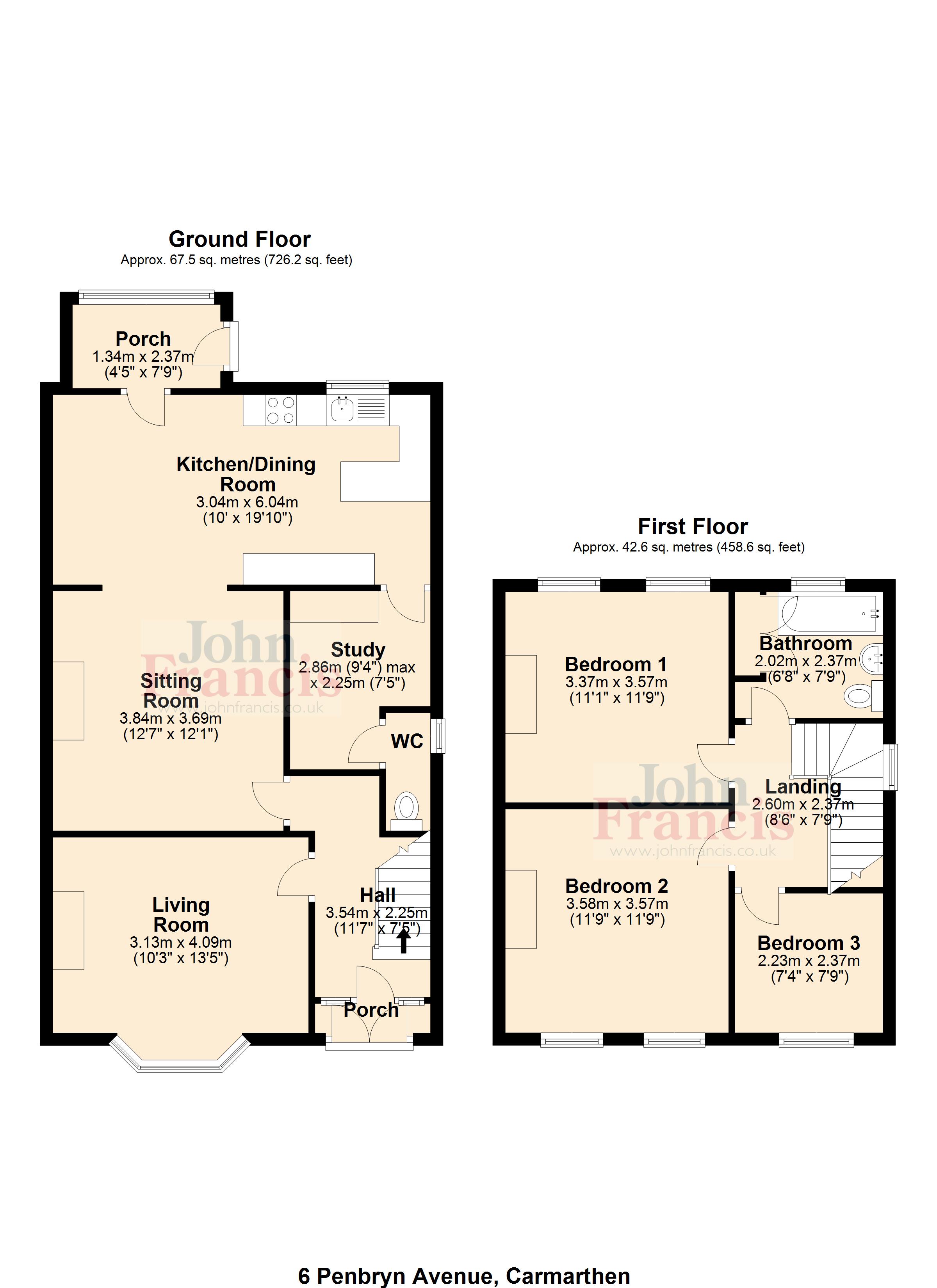 Penbryn Avenue, Carmarthen, Carmarthenshire SA31, 3 bedroom semidetached house for sale