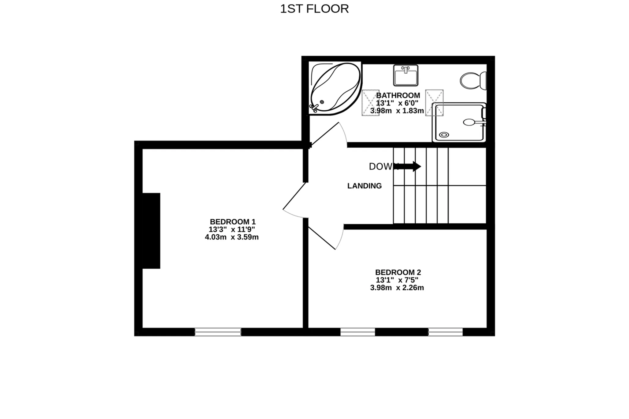 58, Malew Street, Castletown floorplan