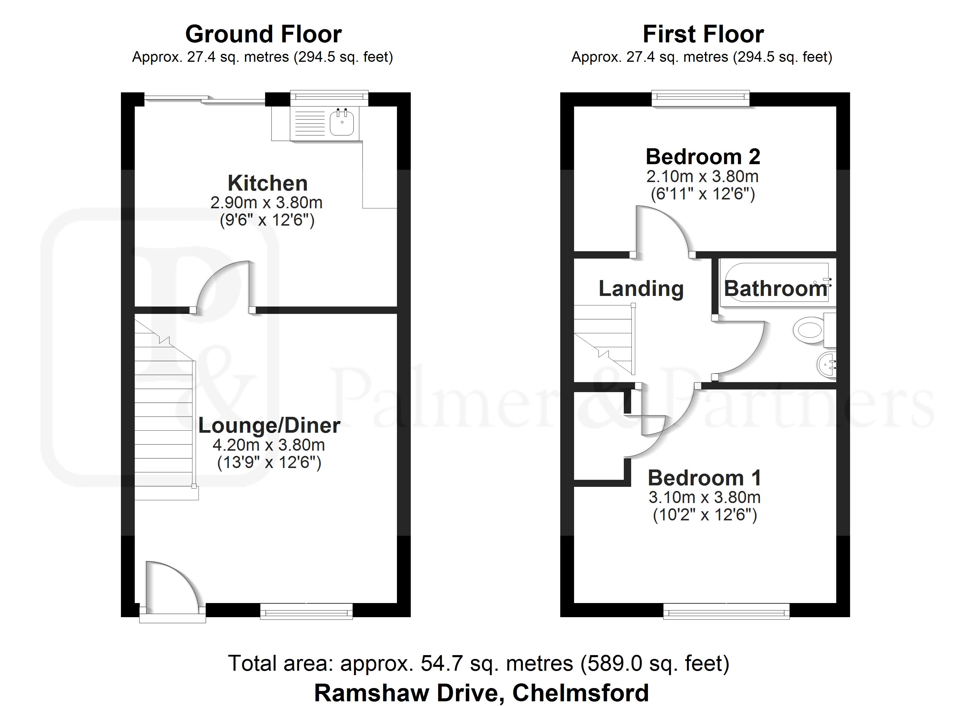 19, Ramshaw Drive, Chelmsford floorplan