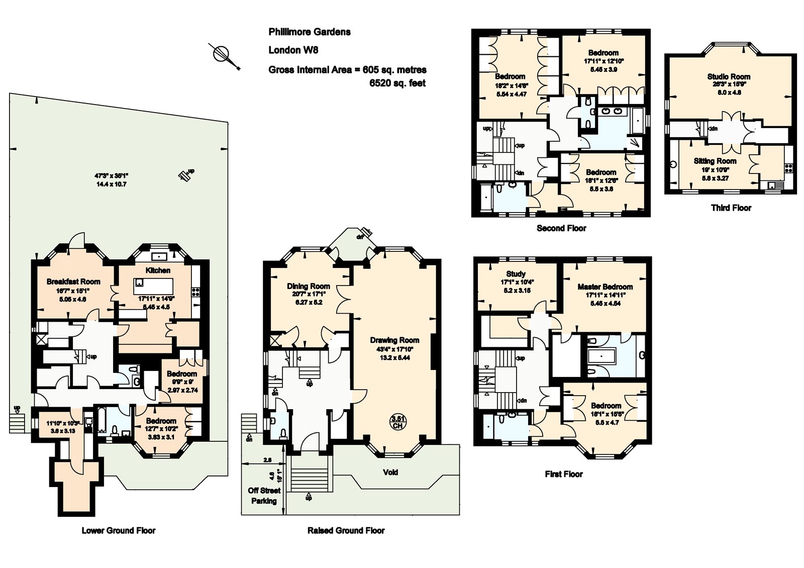 7 Bedrooms Detached house for sale in Phillimore Gardens, Kensington, London W8