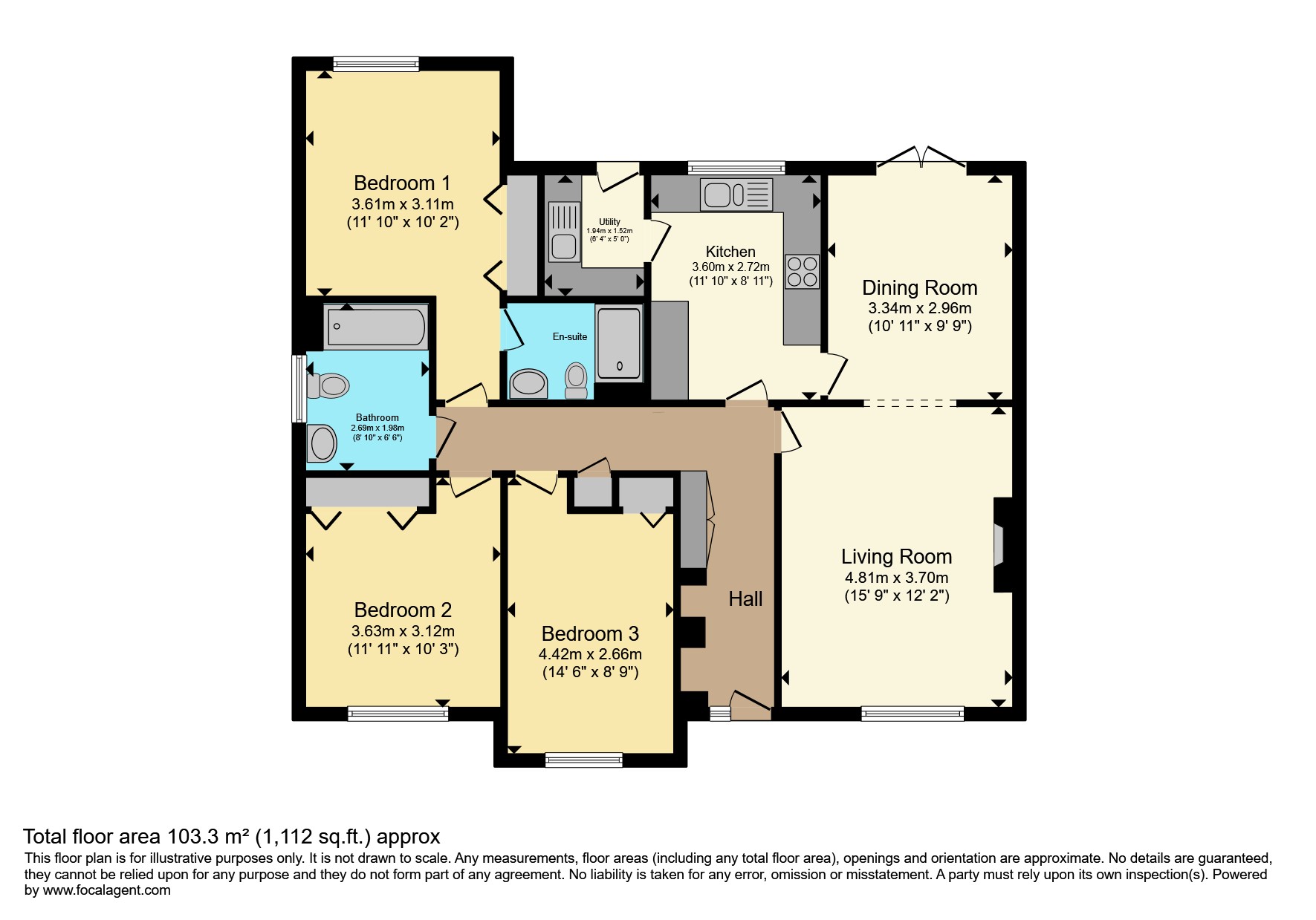 22, Eddington Way, Norwich floorplan