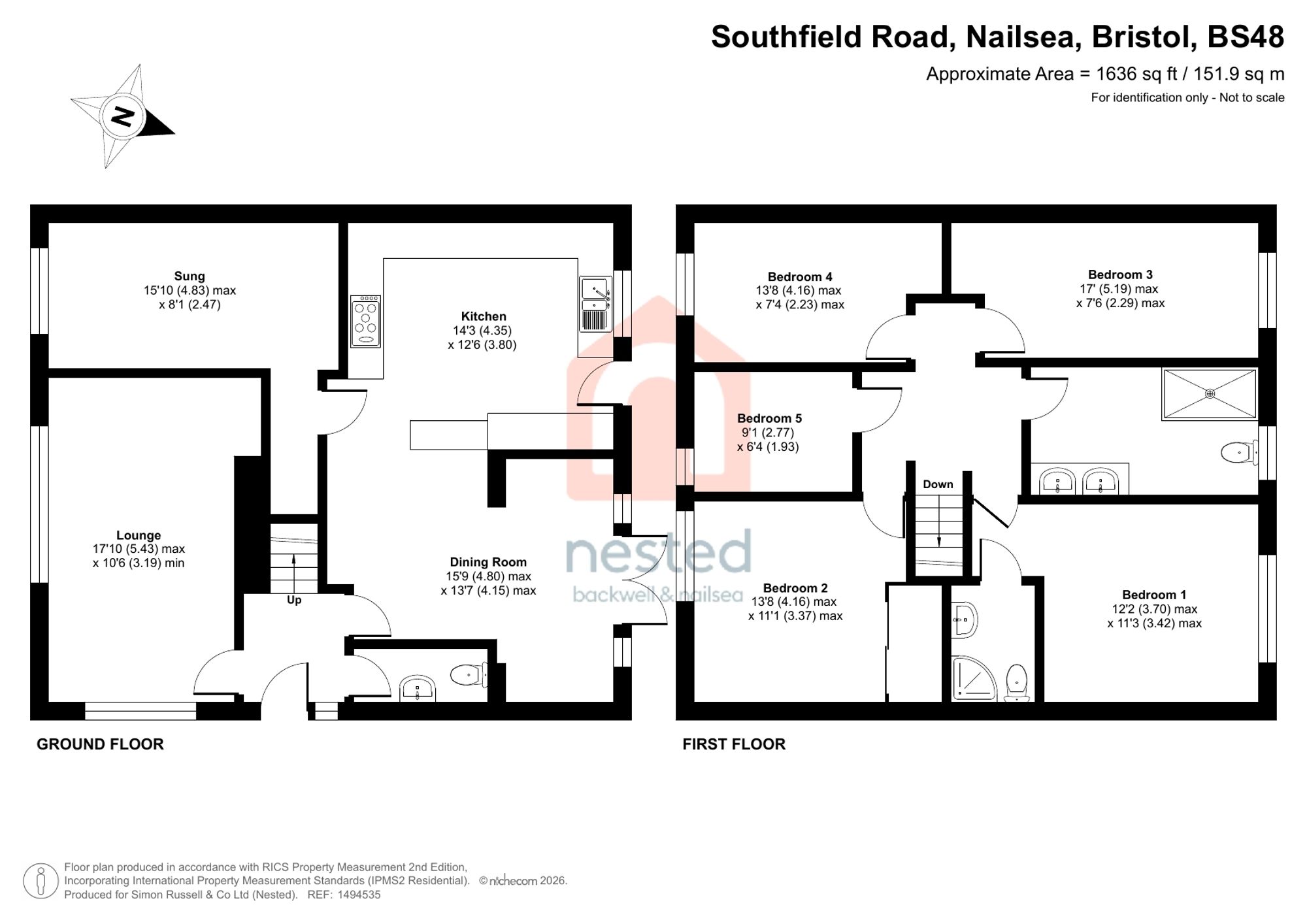 33 Southfield Road, Bristol floorplan