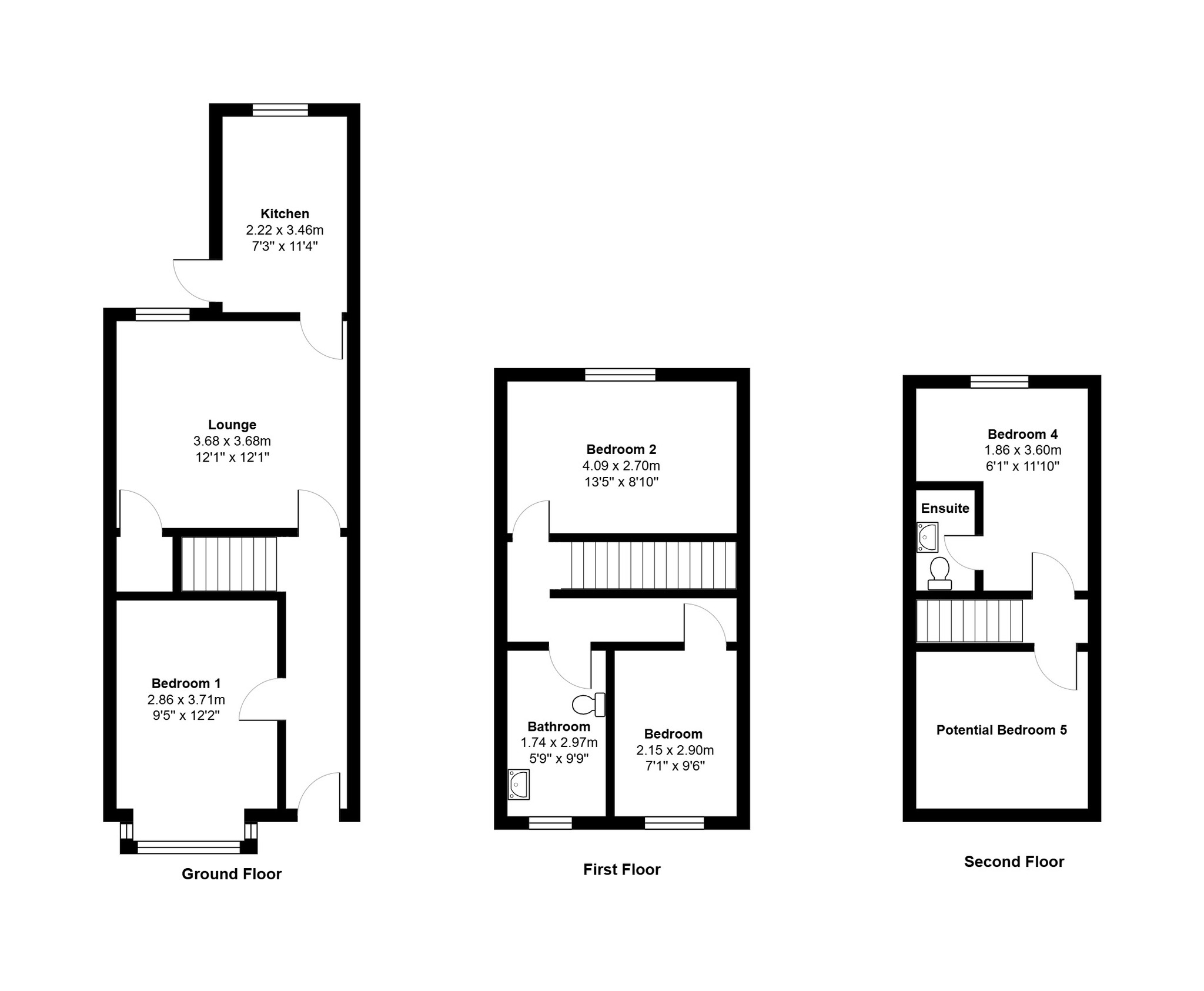 Selly Oak, Birmingham floorplan