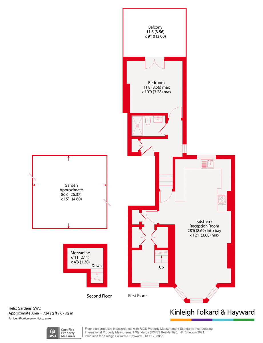 23B, Helix Gardens, London floorplan