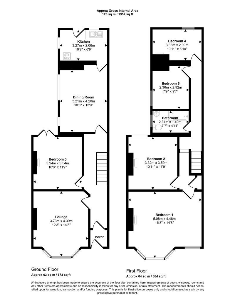 8, Francis Avenue, Prenton floorplan