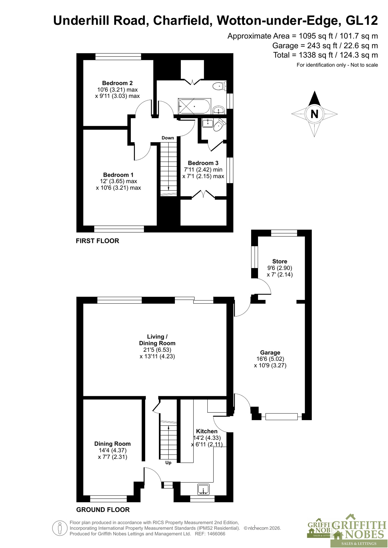 3 Underhill Road, Wotton-Under-Edge floorplan