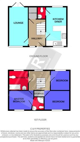 2 Essington Drive, Manchester floorplan