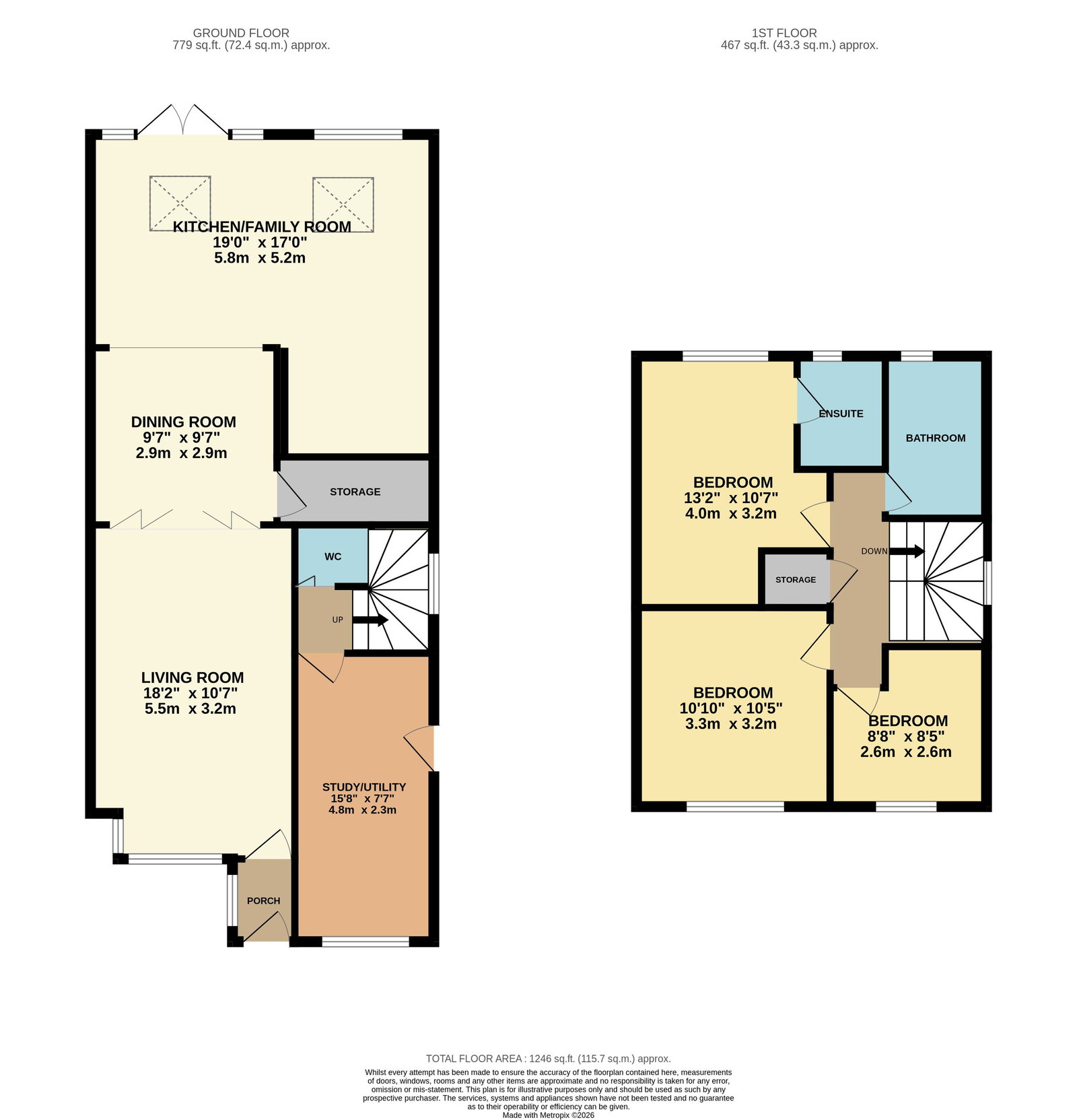 8, Aintree Road, Stratford-upon-avon floorplan