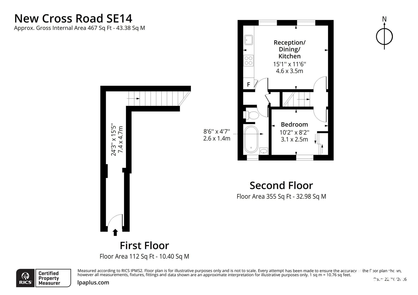 New Cross Road, London floorplan