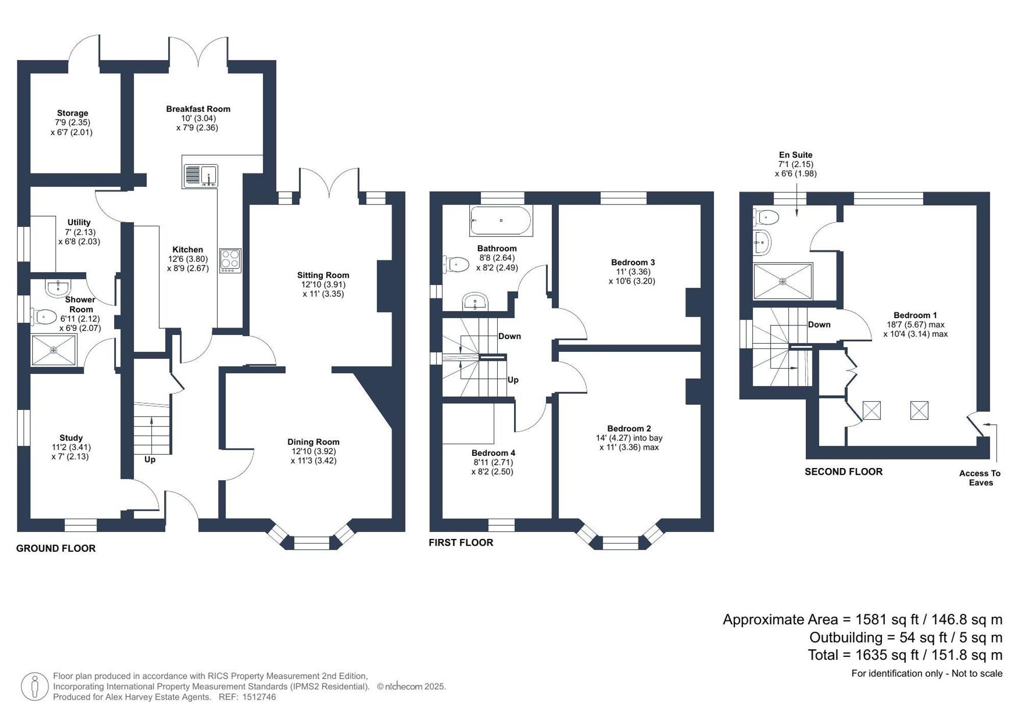 48 Saxon Crescent, Horsham floorplan