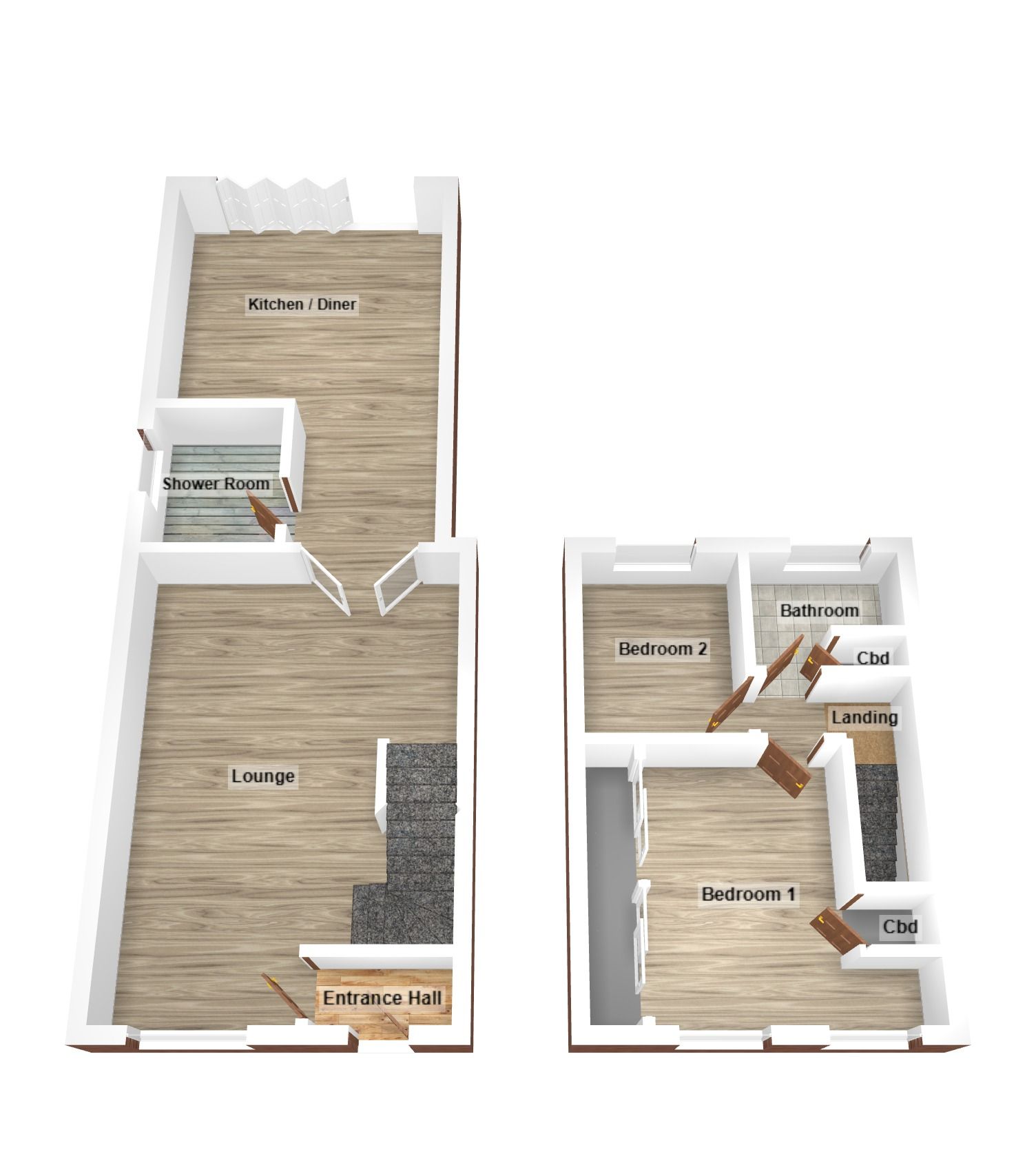 50, School Street, New Tredegar floorplan