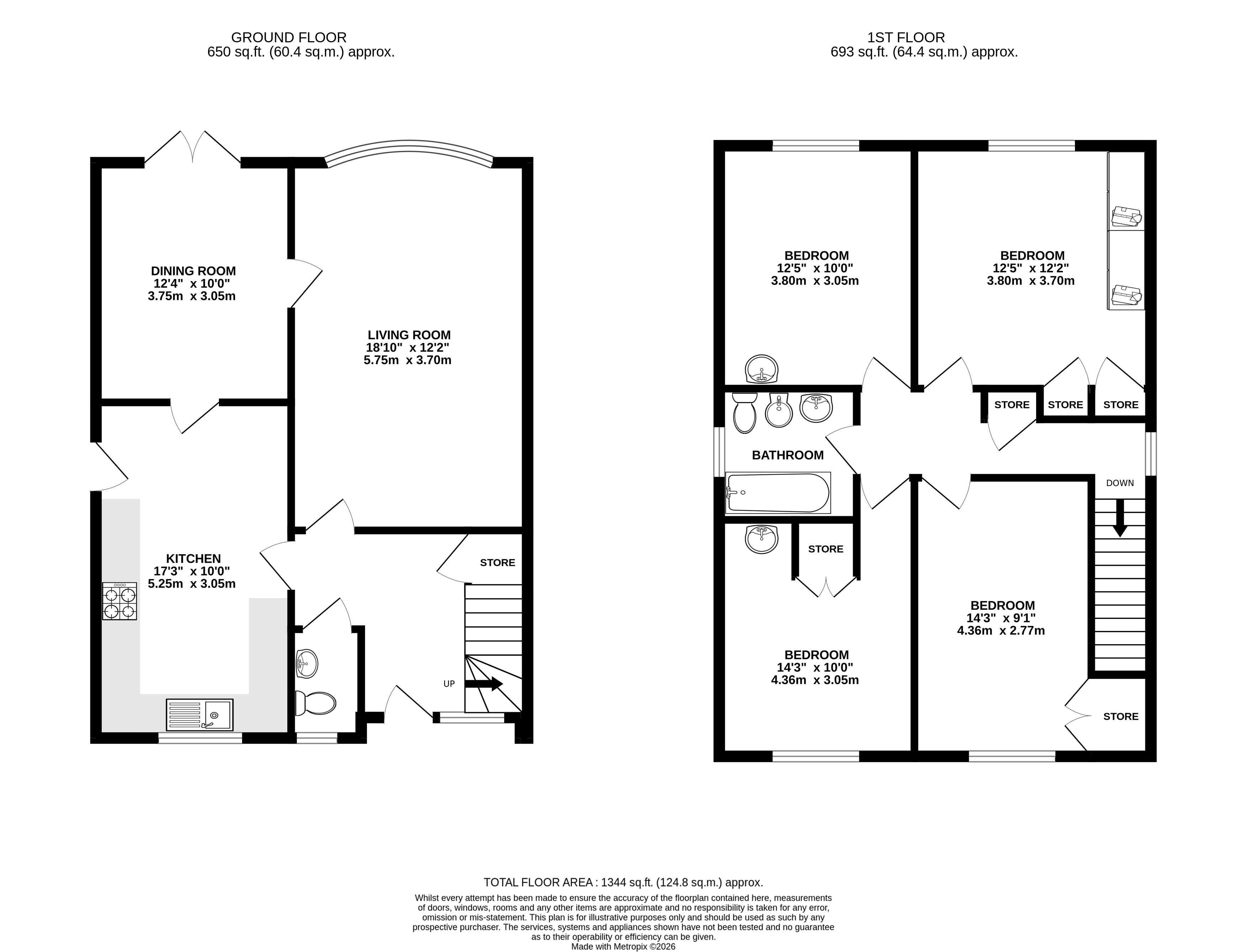 43, Amber Heights, Derbyshire floorplan