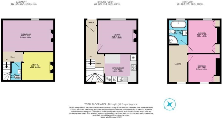 27, Great Western Terrace, Cheltenham floorplan