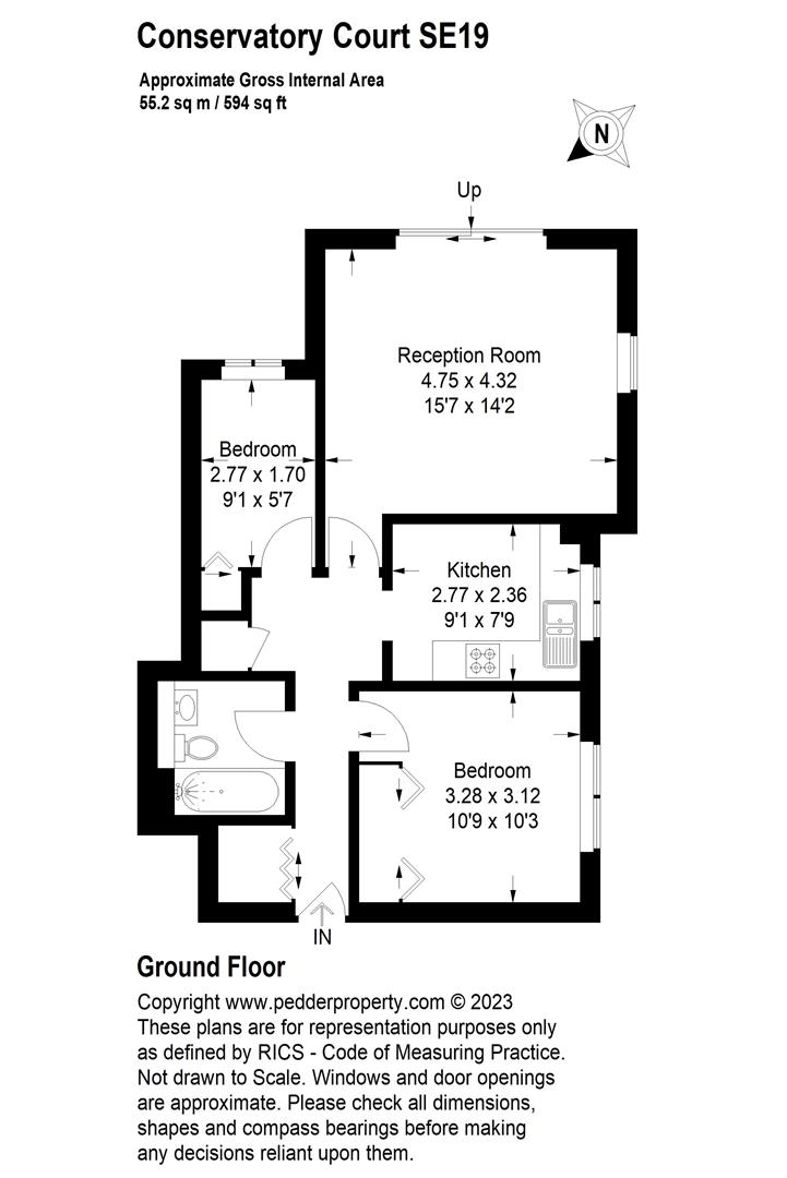 2 bed flat for sale in Chevening Road, London SE19 68585783 Zoopla