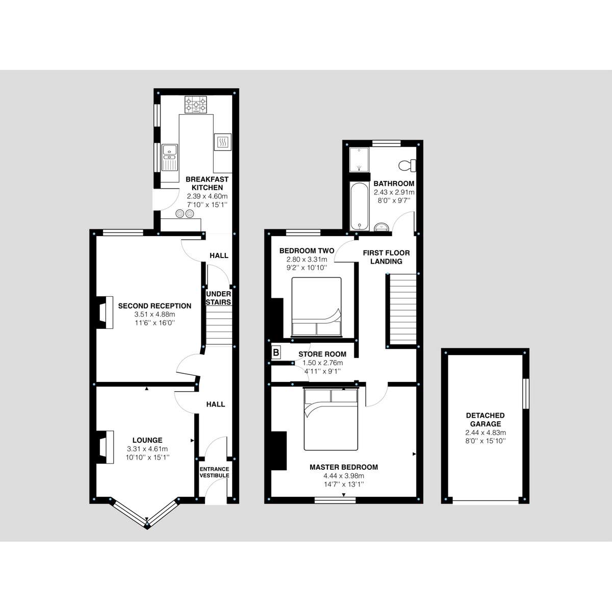 77, Revidge Road, Blackburn floorplan