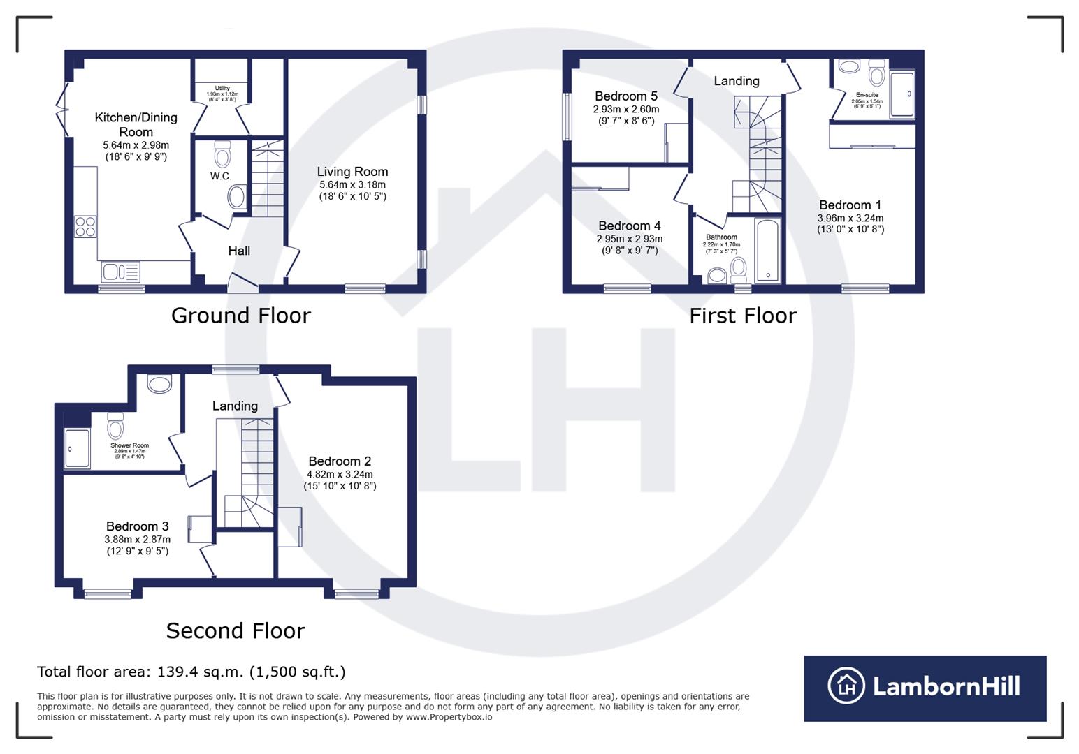 The Lydford, Plot 124, Newington Green Development,, Sittingbourne floorplan