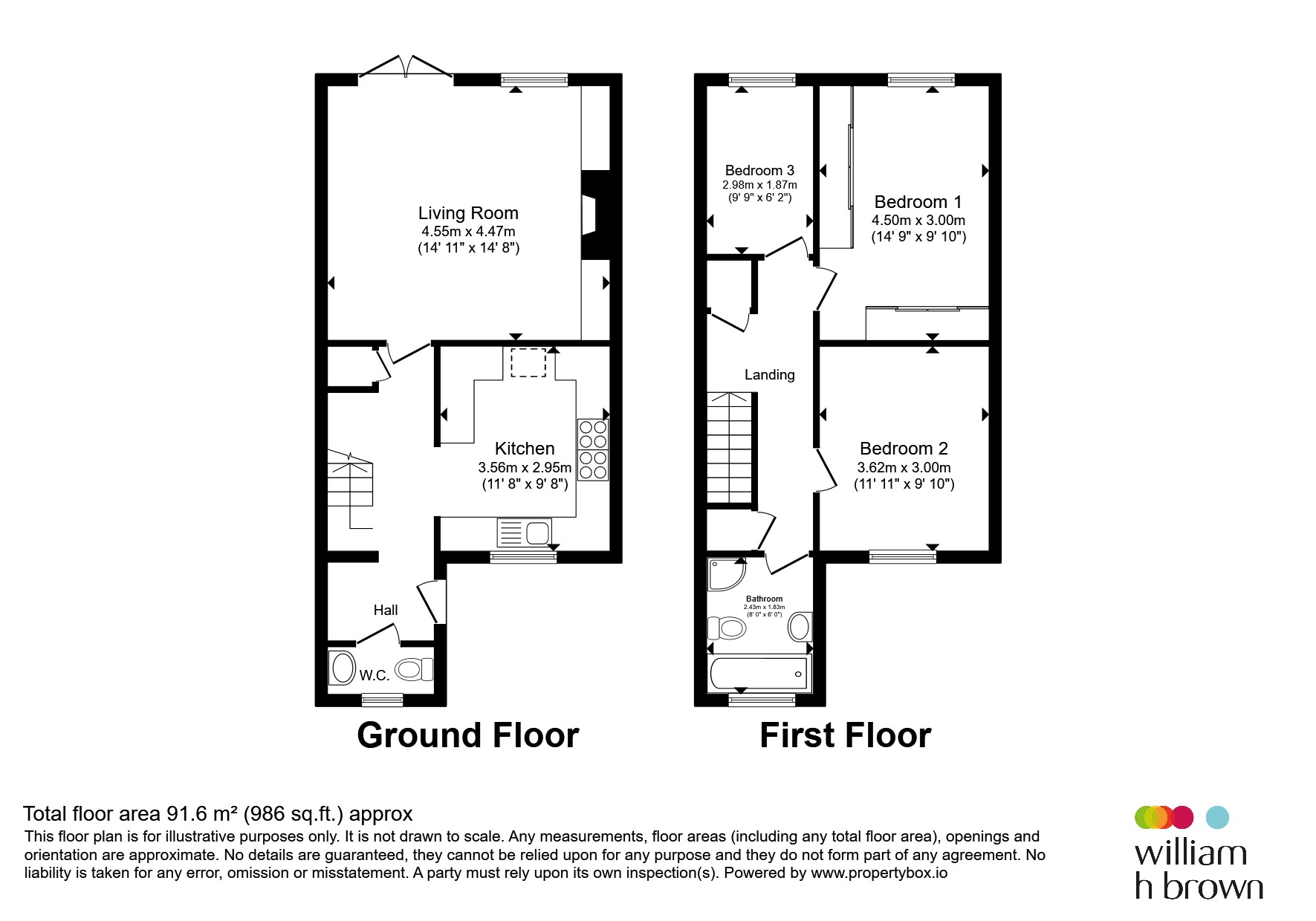 43, Cross Street, Barnsley floorplan