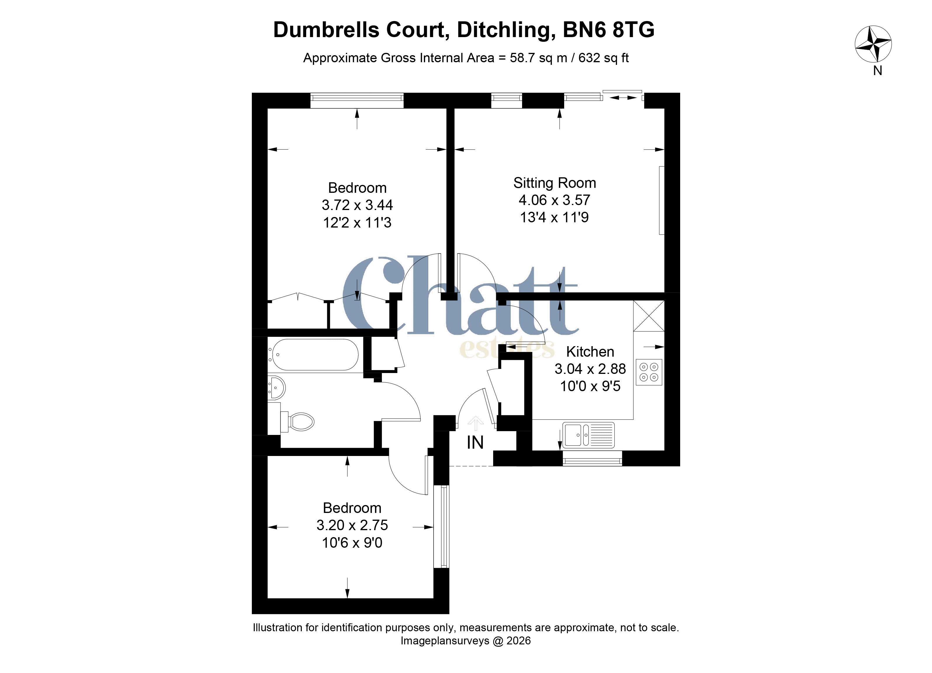 19 Dumbrells Court, North End, Hassocks floorplan