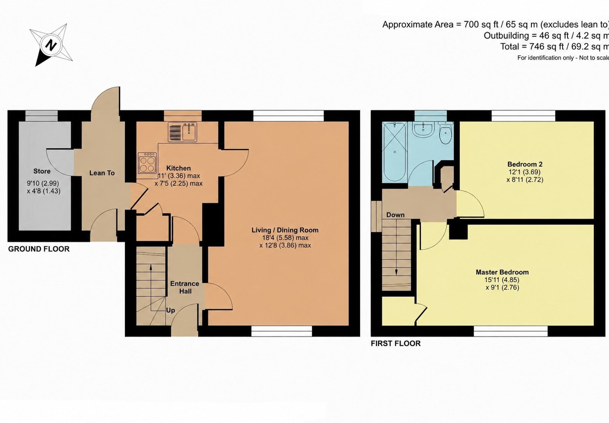 24 Buckland Road, Taunton floorplan