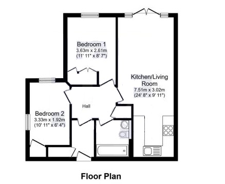 2 Bedrooms Flat to rent in Earlswood Road, Redhill RH1