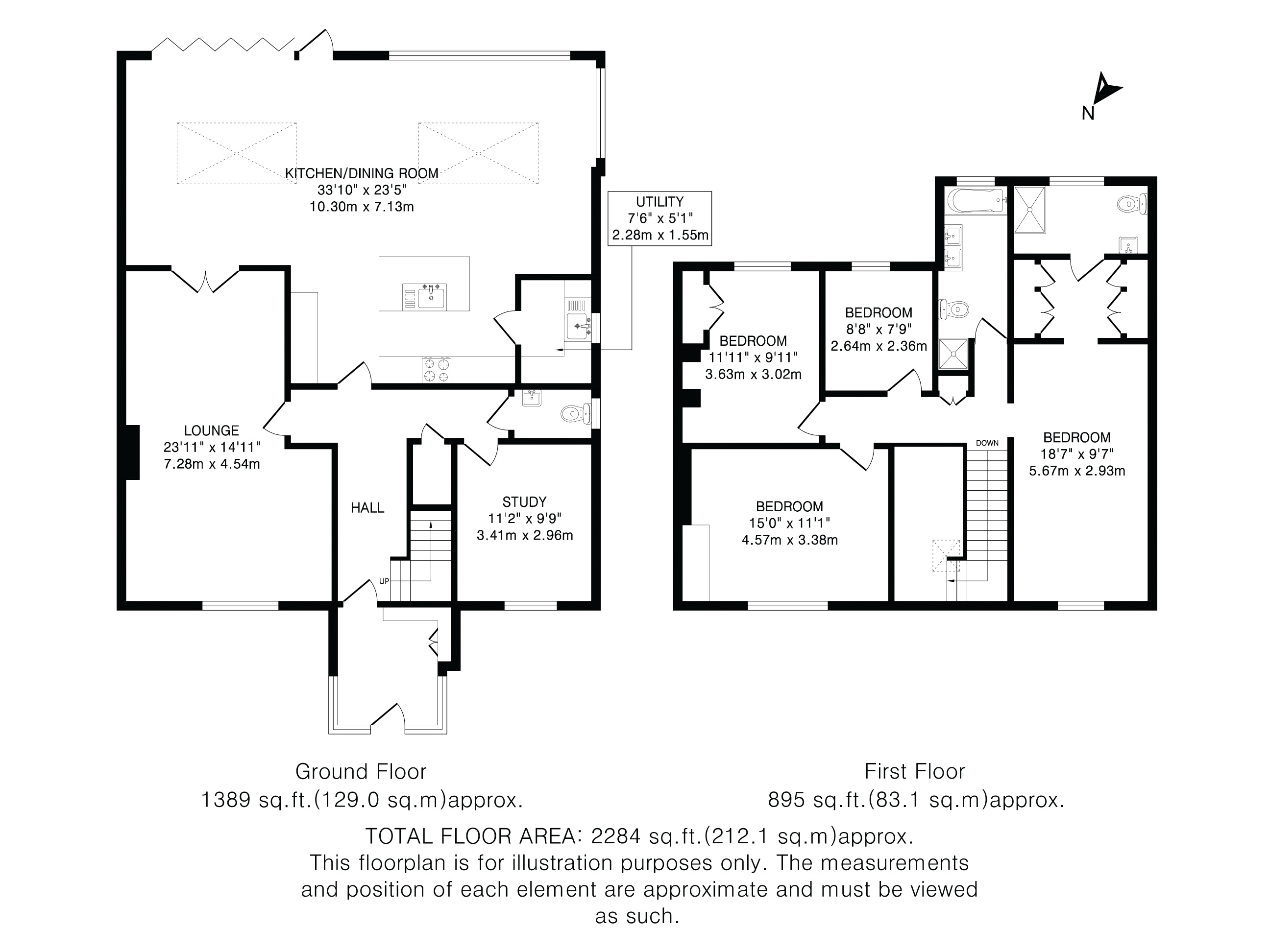 Canonsfield, Welwyn floorplan